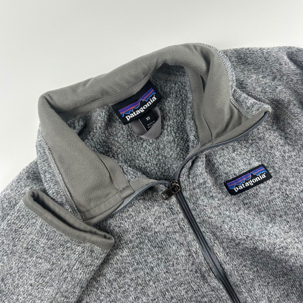 Patagonia WMNS XS  Better Sweater Full Zip Fleece Jacket Heather Grey Casual